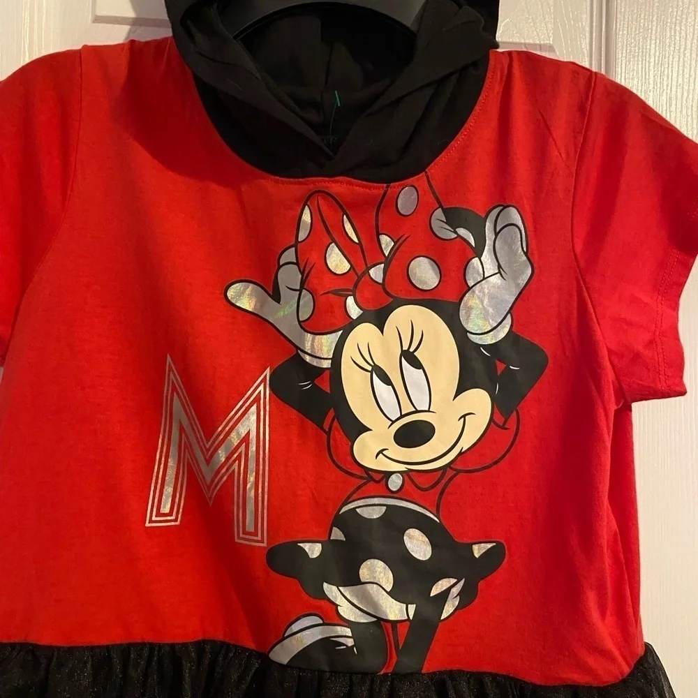 NWT Disney Hooded Minnie Mouse Dress